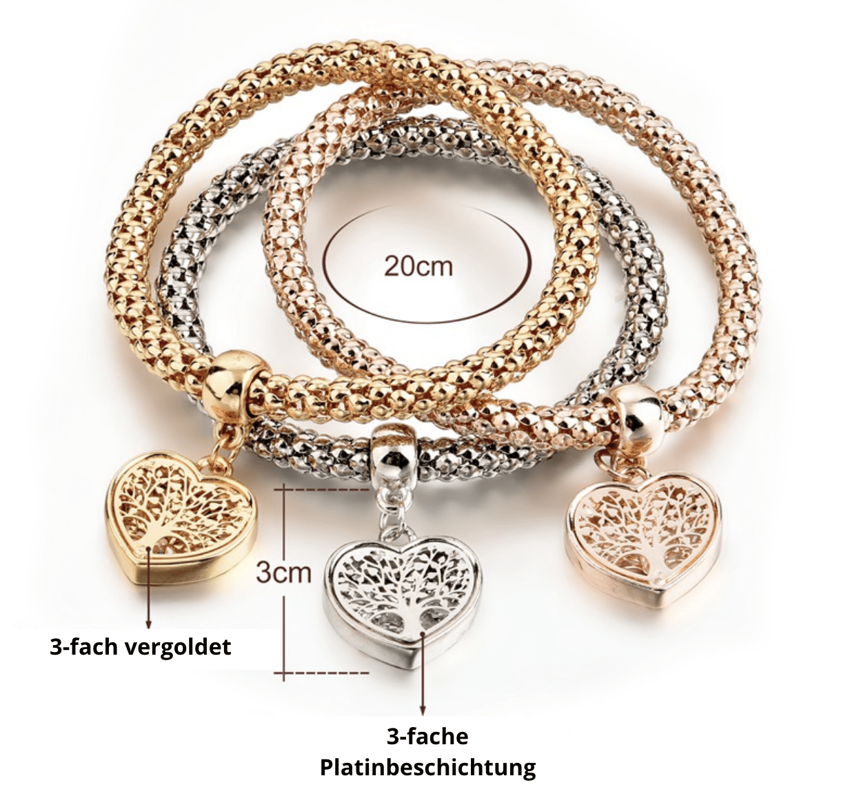 Ensemble de bracelets arbre de vie | Achetez-en 1, obtenez-en 2 gratuits | Spécial Journée de l'amitié
