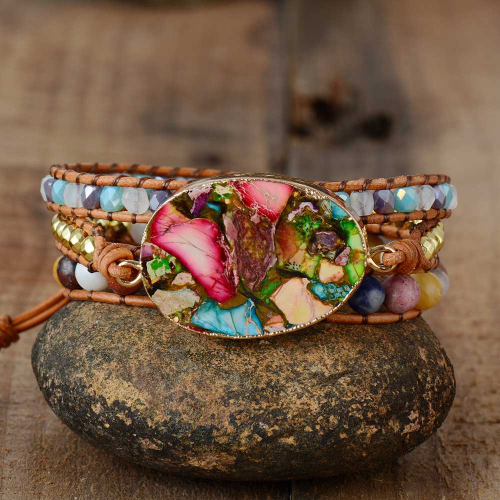 Göttliches Amazonen Wickelarmband | Boho