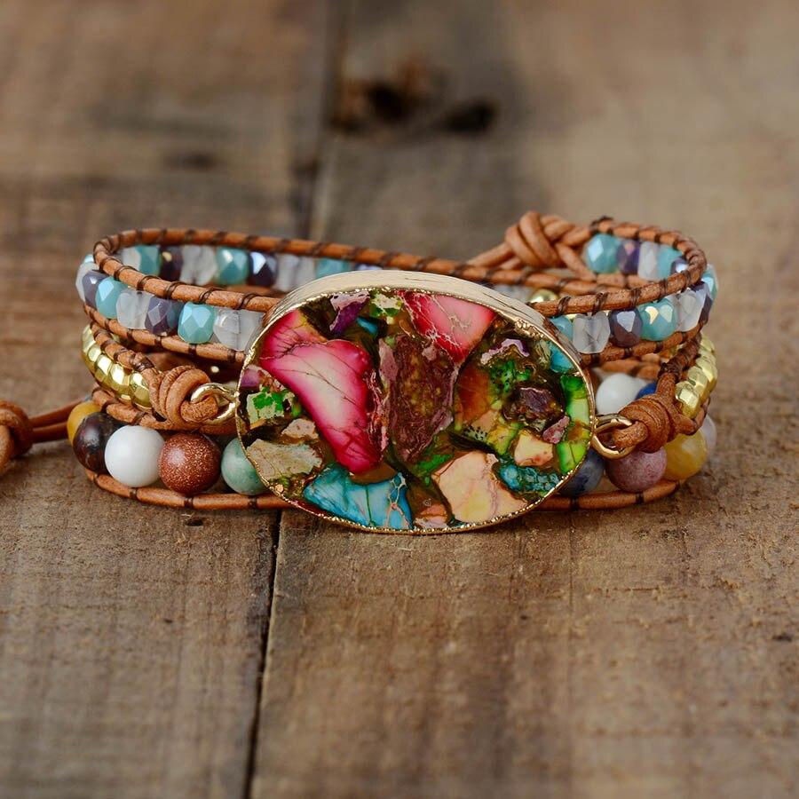 Göttliches Amazonen Wickelarmband | Boho
