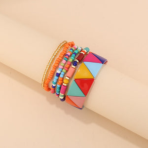 Ensemble de bracelets Boho | Coloré | Plusieurs bracelets