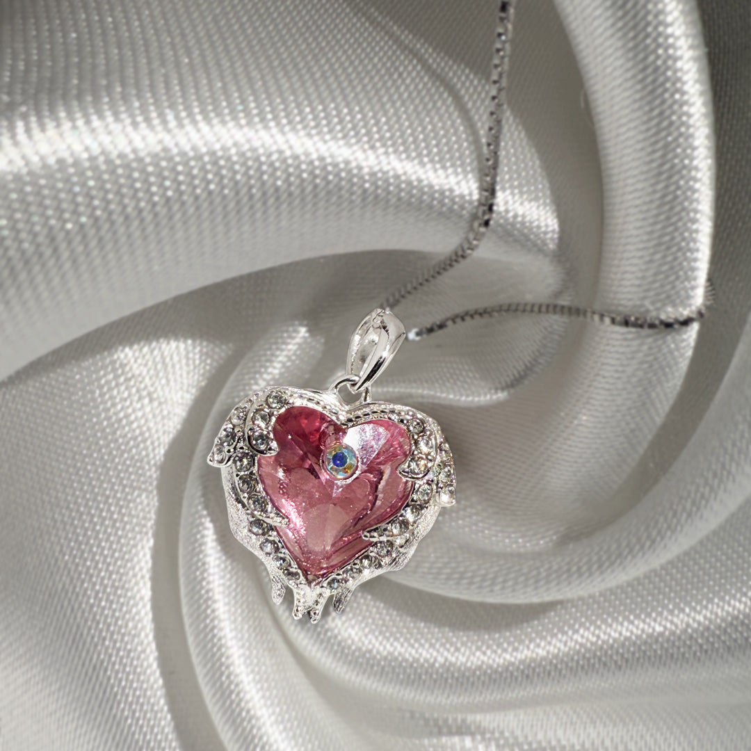 Collier d’aile d’ange | Argent sterling 925 | Votre ange gardien en déplacement 