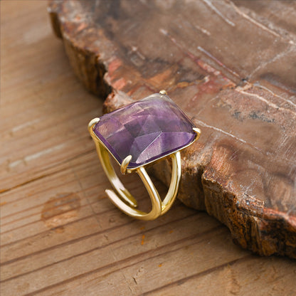 Crown Jewel Ring Fluorit – Detail
