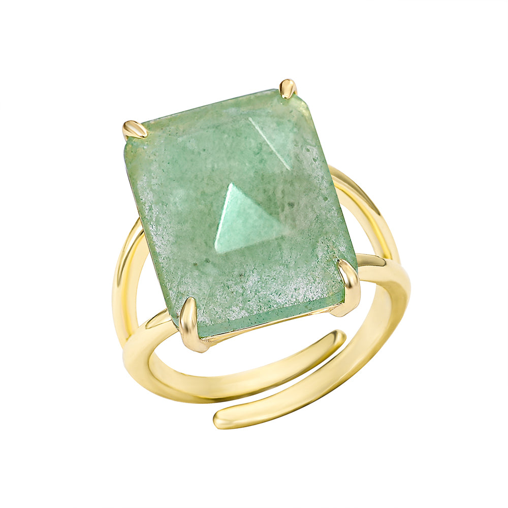Crown Jewel Ring mit Grünem Fluorit