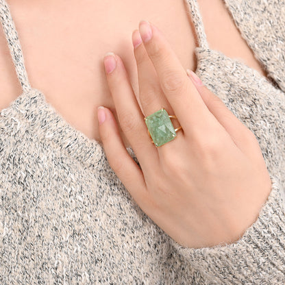 Crown Jewel Ring mit Grünem Fluorit