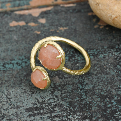 Twin Soul Ring Sonnenstein – Detailansicht