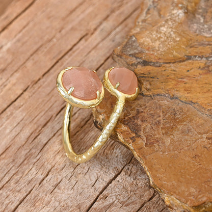 Twin Soul Ring Sonnenstein – Seitenansicht