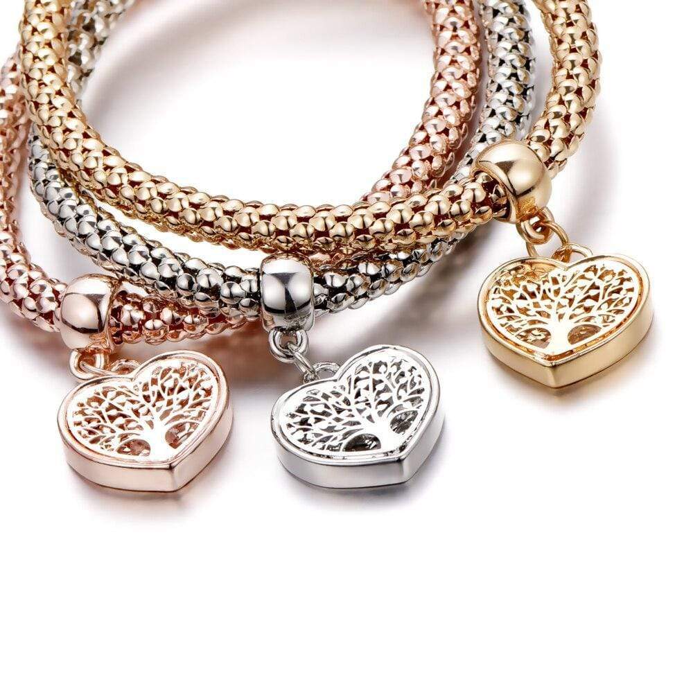 Baum des Lebens Armband-Set | 3er Set