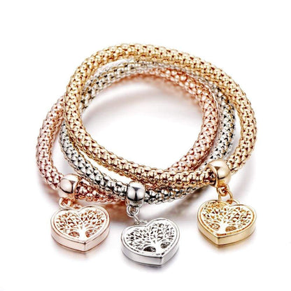 Baum des Lebens Armband-Set | 3er Set