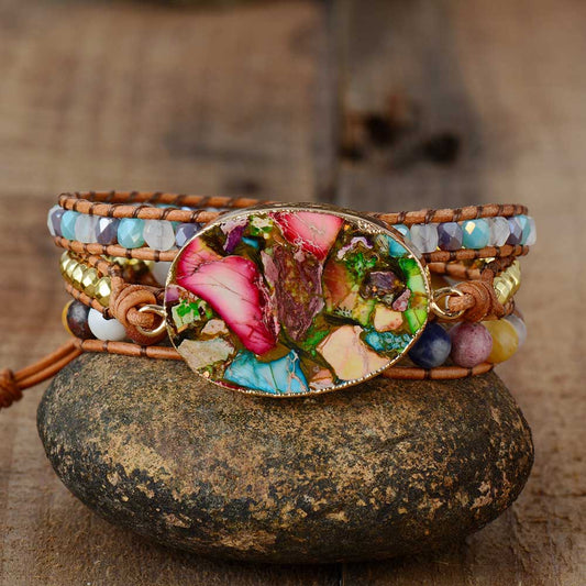Göttliches Amazonen Wickelarmband | Boho