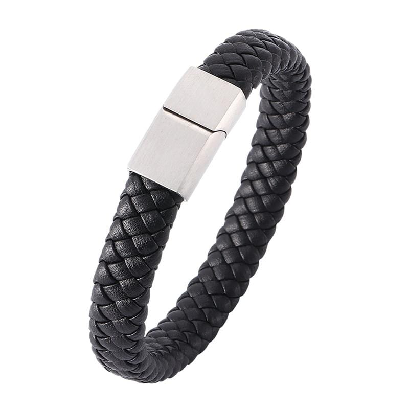 Streetsoul Tribal Metal Design Leather Bracelet Wrist Band Gift for Men.