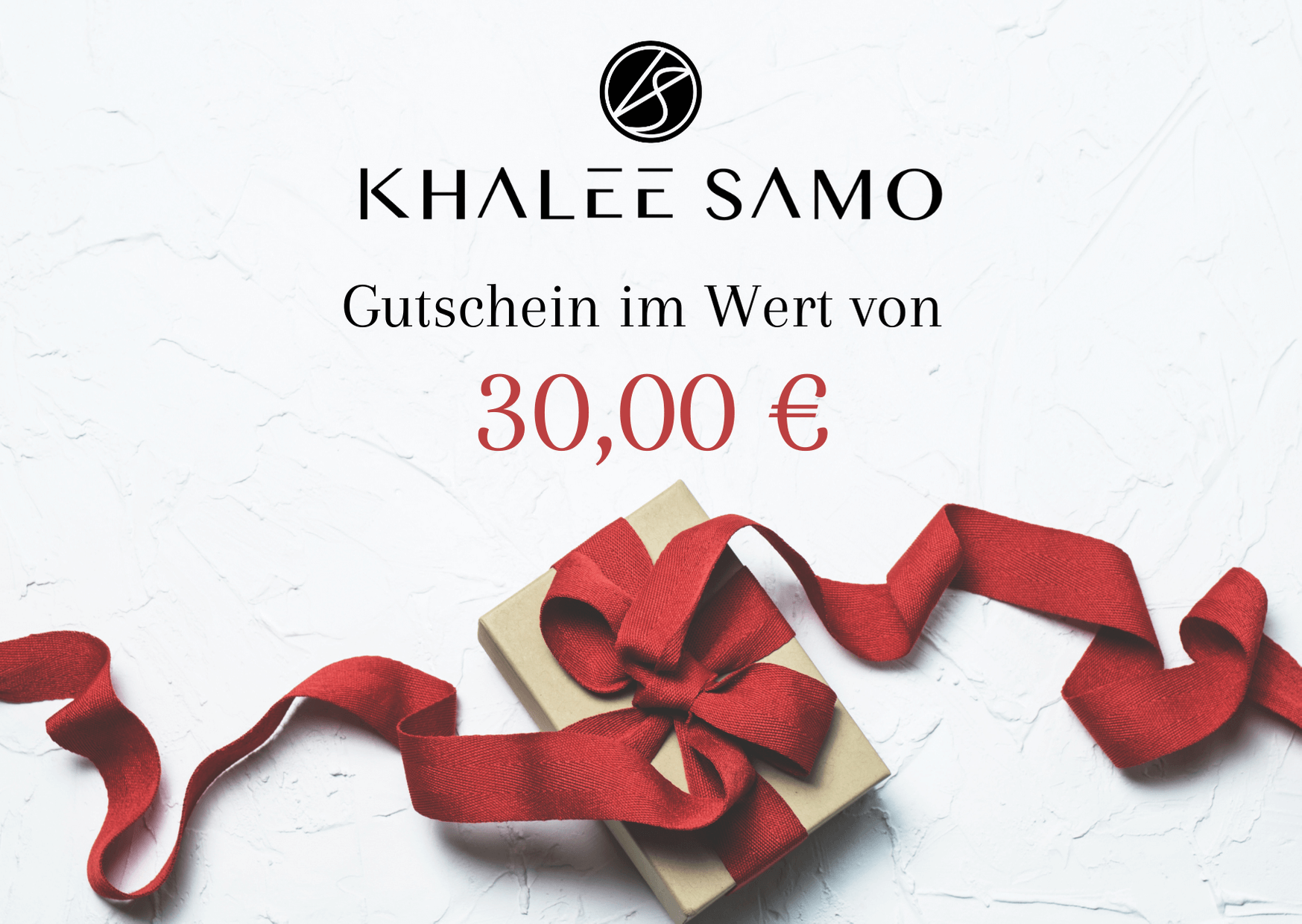 Khalee Samo Khalee Samo Geschenkgutschein - Auf die gesamte Kollektion