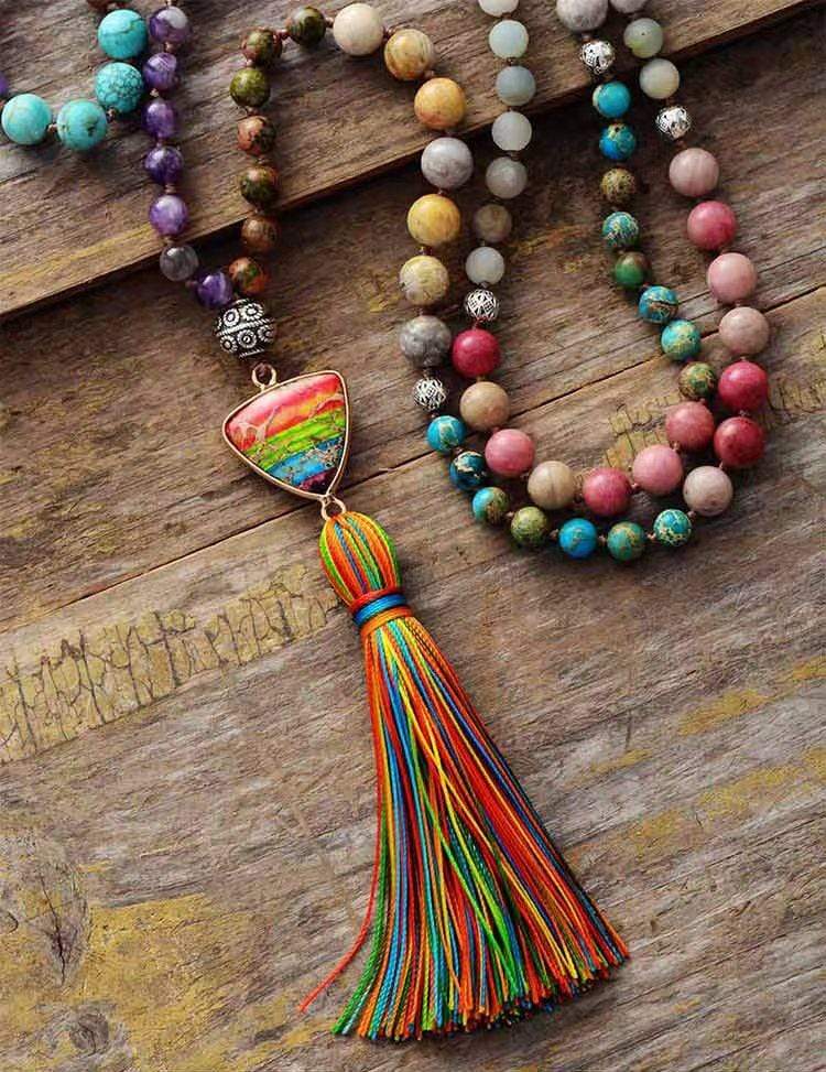 Khalee Samo Mala Kette | Boho | 100% Handgemacht