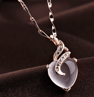 Khalee Samo Opal Herz Halskette