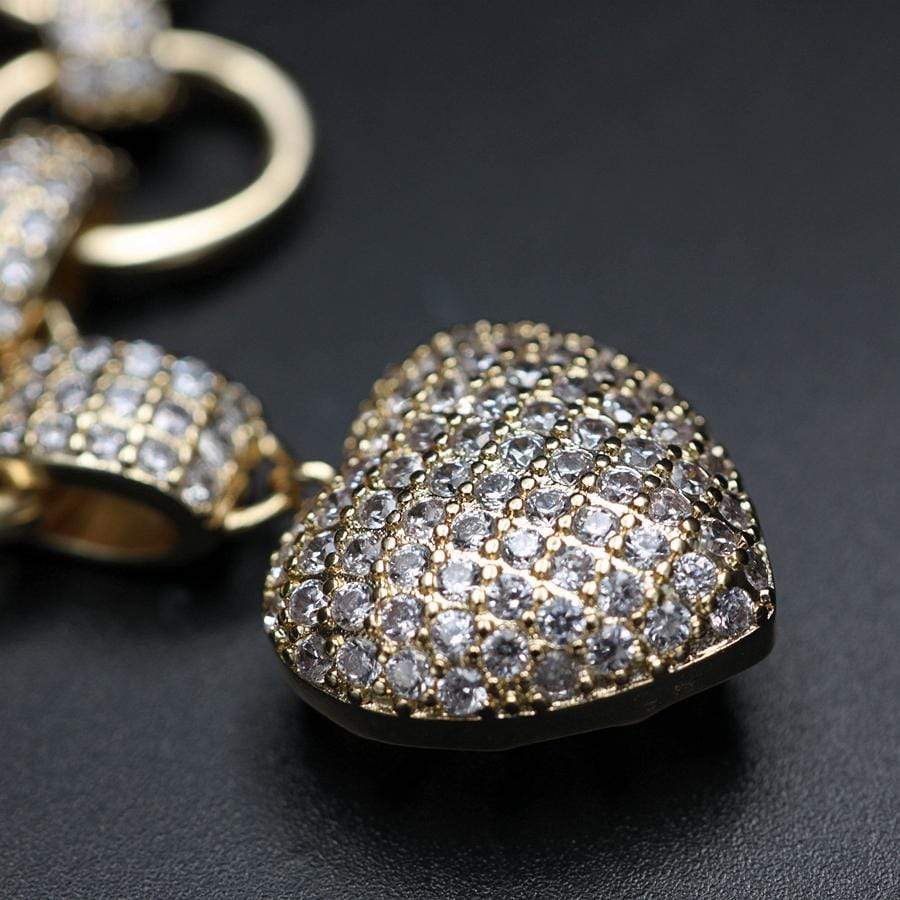 Khalee Samo "PARIS" Schmuck Set | Zirkonia Kette + Armband | in zwei Farben