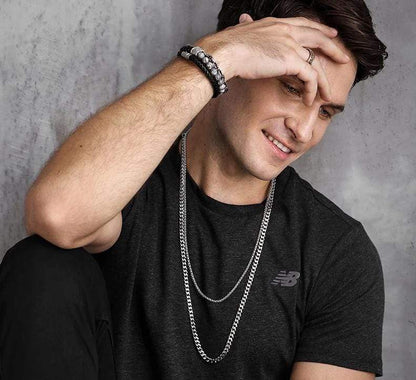 Bracelet chaîne oeil de tigre "Le Guerrier" | Bohème | Élégant | Pour des hommes