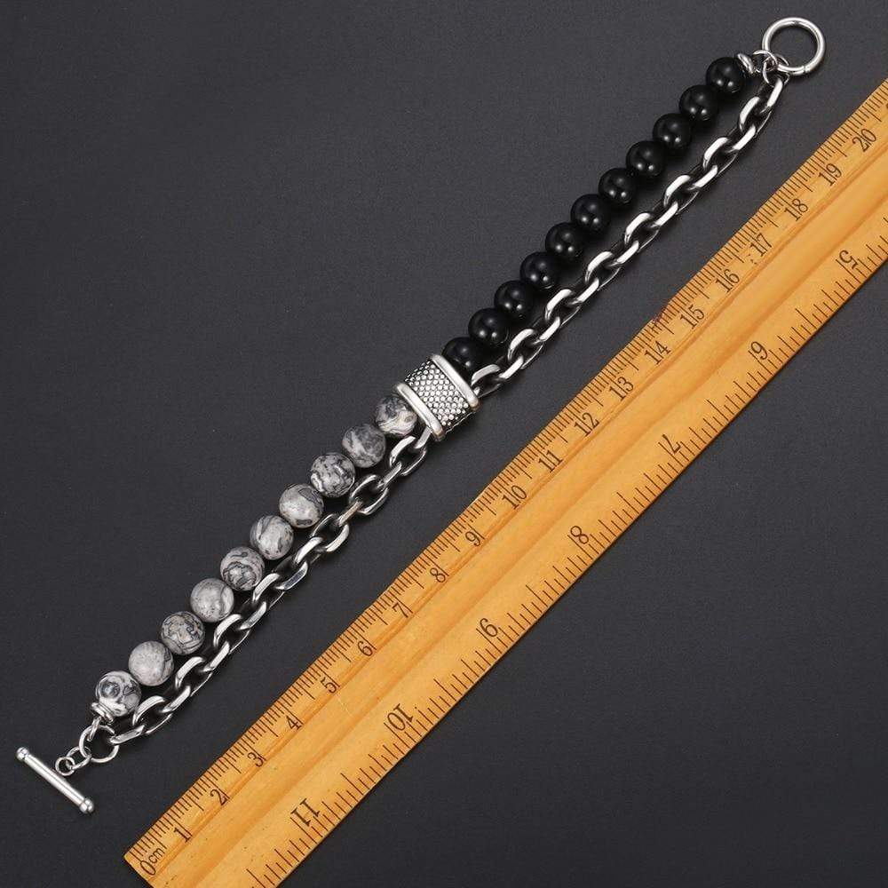 Türkis Kettenarmband "Der Weise" | Boho | Elegant | Herren